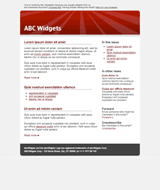 template generico menu destra